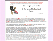 Tablet Screenshot of love-spells-magic.com